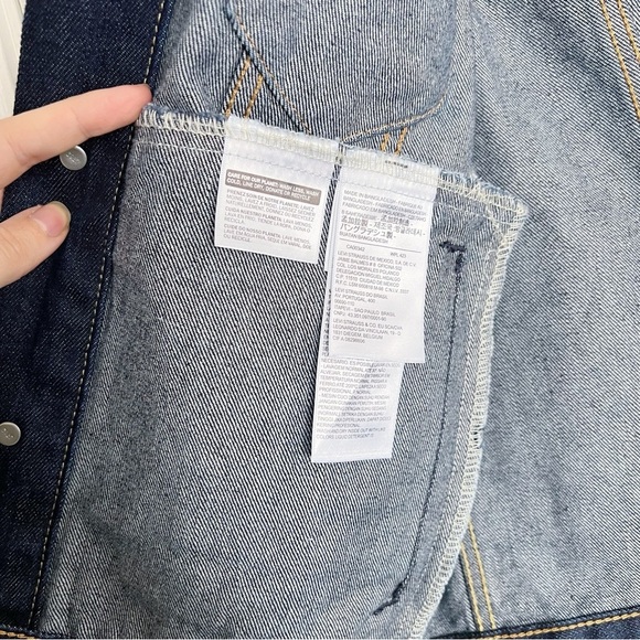 Levi’s • Trucker Jacket denim blue jean Rinse Dark Wash indigo classic - Picture 7 of 12